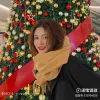 Cross-border scarf wholesale e-commerce live-streaming supply chain, classic British-style checkered long scarves details Picture